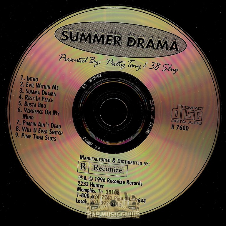 Pretty Tony & 38 Slug SUMMER DRAMA g rap 洋楽｜洋楽